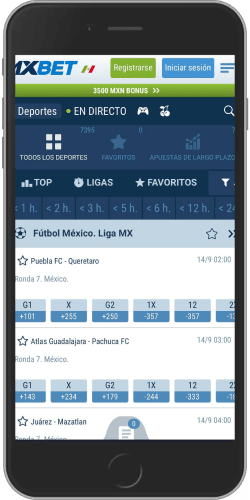 Mejor app - 1xbet