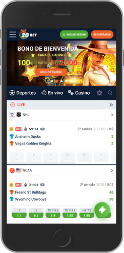 Fútbol Betting app — 20Bet