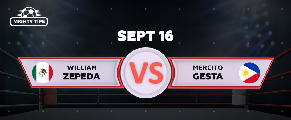 Septiembre 16: William Zepeda vs Mercito Gesta